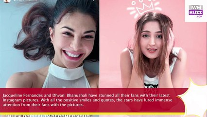 Jacqueline Fernandez & Dhvani Bhanushali ‘all smiles’ & blushing in latest photos, fans in love