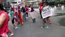 Free Armenian - Peaceful silent stand and sit-in protest at yonge-dundas square - Saturday June 19th, 2021.