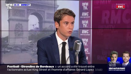 "Il faut être très vigilant": Gabriel Attal évoque "une menace" de reprise de l'épidémie liée au variant Delta