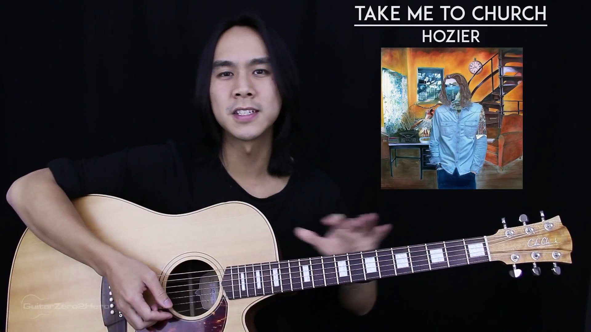 Take Me To Church Guitar Tutorial - Hozier Guitar Lesson Easy Chords +  Guitar Cover - video Dailymotion