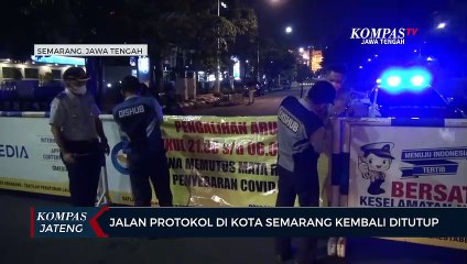 Jalan Protokol Di Kota Semarang Kembali Ditutup
