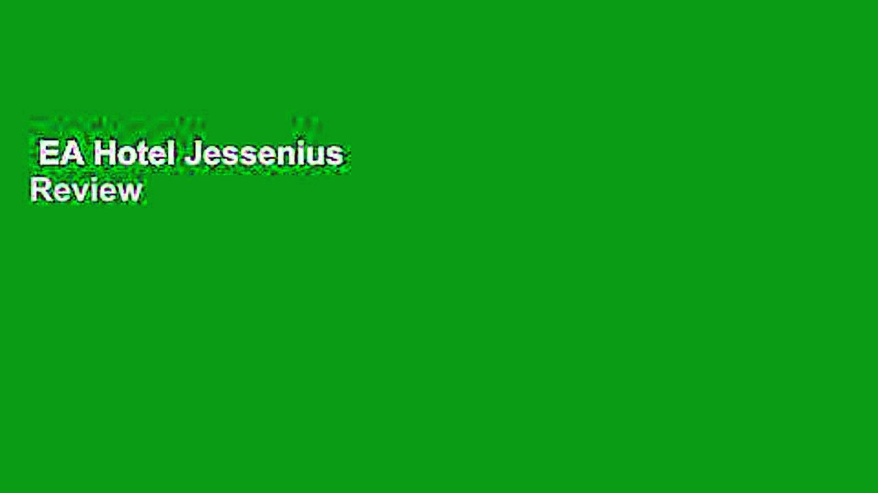 EA Hotel Jessenius  Review