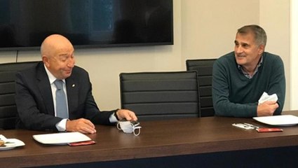 Riva'da kritik zirve! Yolların ayrılacağı konuşulan Şenol Güneş, TFF Başkanı Özdemir'le görüştü