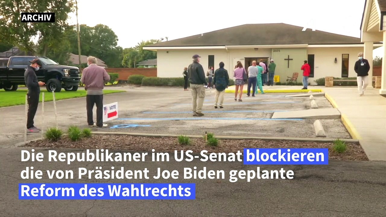 US-Republikaner blockieren Wahlrechtsreform