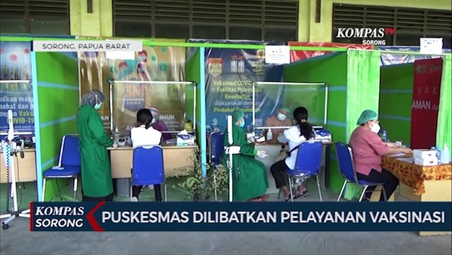 Satgas Covid-19 Kota Sorong Libatkan Seluruh Puskesmas Untuk Pelayanan Vaksinasi