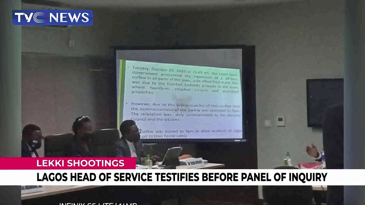 Lekki shooting: Lagos head of service testifies before panel of inquiry