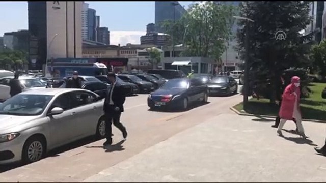 ANKARA - Sağlık Bakanı Koca, AK Parti Genel Merkezi'ne geldi