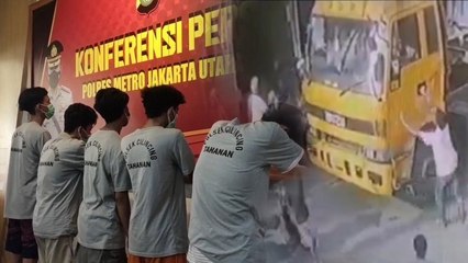 Pelaku Pengeroyokan Truk di Cilincing Ditangkap