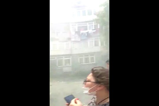 Tozkoparan'da çevik kuvvetten biber gazlı müdahale