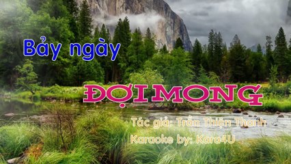 Bảy ngày đợi mong Karaoke - Song ca [Kara4U]