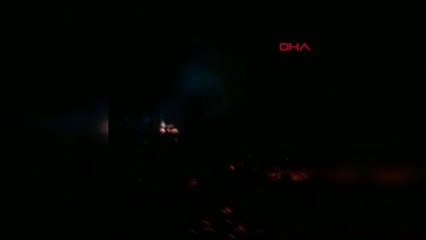 30 ADET NARENCİYE AĞACI KÜL OLDU