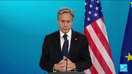 Blinken, in Berlin for Libya talks, urges withdrawal of all foreign forces