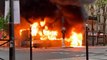 Paris : un bus RATP complètement incendié dans le 18e arrondissement