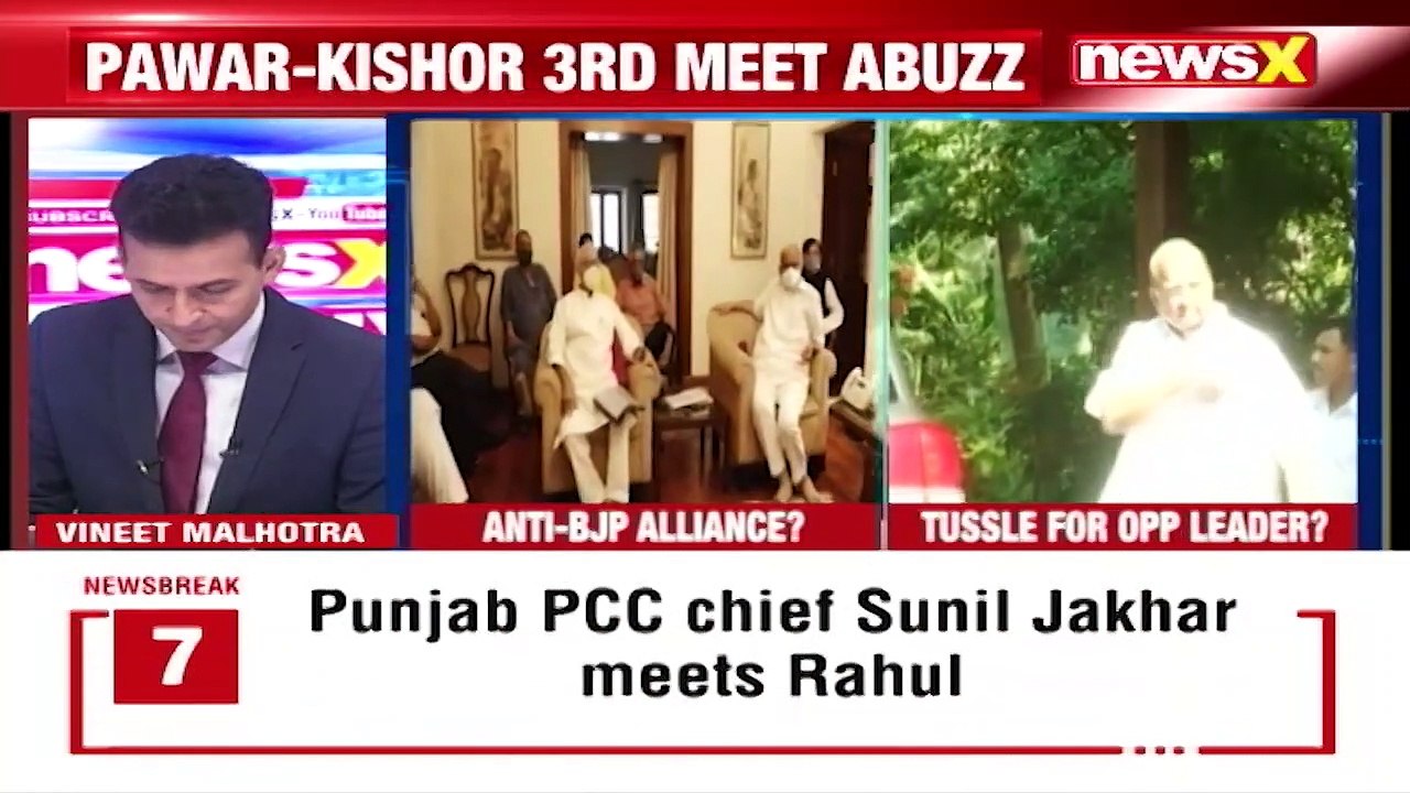 Pawar-Kishor 3rd Meet Abuzz Cong-Mukt Anti BJP Alliance Brewing NewsX