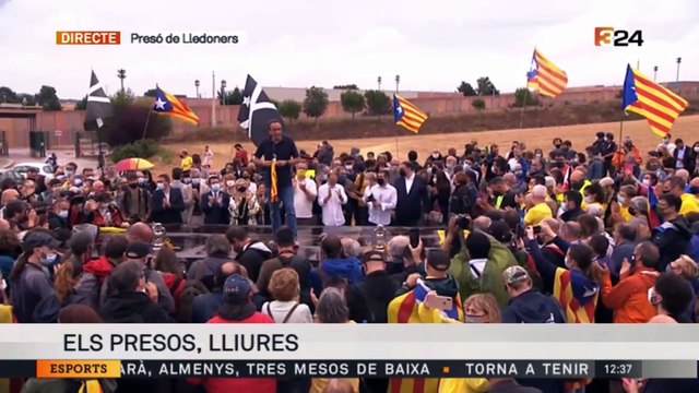 Discurs Josep Rull després d'haver rebut l'indult