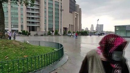 İSTANBUL - Çağlayan - Sağanak yer yer etkili oluyor