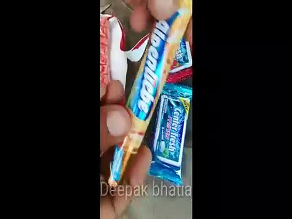 Lots of Alpenliebe and center fresh mints candies