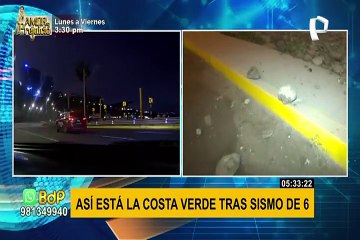 Download Video: Algunas zonas de la Costa Vede continúan cerradas tras sismo de 6.0