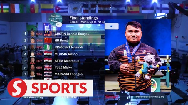 M'sians congratulate para powerlifter Bonnie Bunyau Gustin for setting new world record