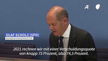 Scholz rechtfertigt Neuverschuldung für 2022