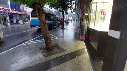 Tekirdağ'da şiddetli yağmur hazırlıksız yakaladı