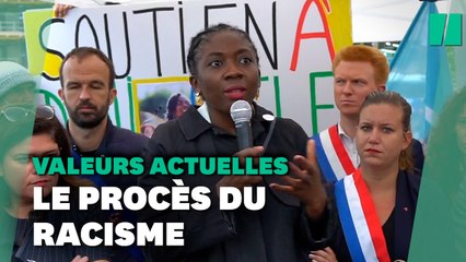 "J'espère que ce procès va les étrangler", les Insoumis au tribunal pour soutenir Obono contre Valeurs actuelles