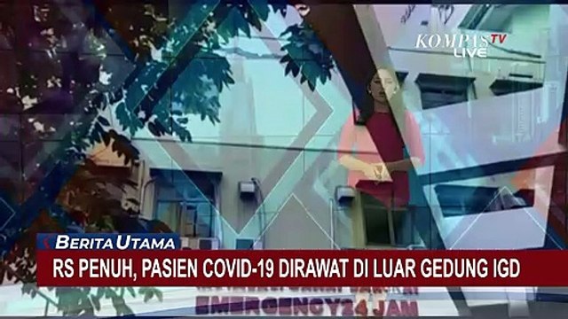 Ruang Perawatan RS Cengkareng Penuh, Pasien Terpaksa Dilayani di Luar Gedung IGD