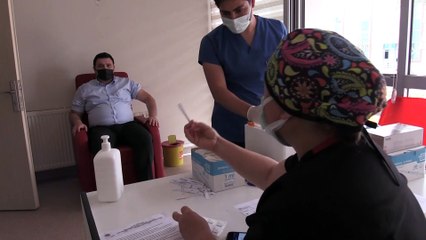 ORDU - 25 yaş ve üzerindeki vatandaşlar Kovid-19'a karşı aşılanıyor