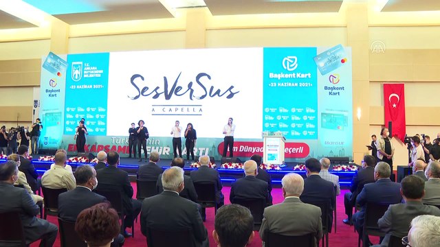 Ankara Büyükşehir Belediyesinin 'Başkent Kart'ı törenle tanıtıldı (1)