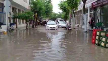 KIRKLARELİ - Kuvvetli sağanak etkili oldu