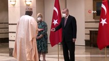 Gambiya Büyükelçisi Njie, Cumhurbaşkanı Erdoğan'a güven mektubu sundu