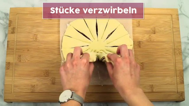 Nur 3 Zutaten: So einfach macht ihr ein Nutella-Zopfbrot selbst