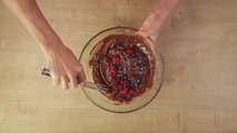 Rezept für Brownies mit Beeren