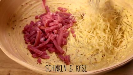 Gebackene Käse-Senf-Happen: Das Rezept zum Nachmachen