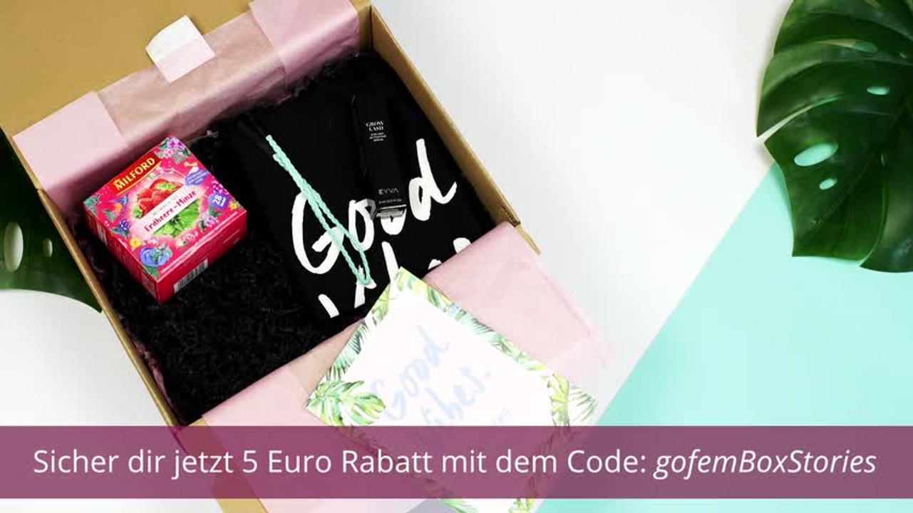 Good Vibes: Die Lifestylebox von gofeminin im Juni