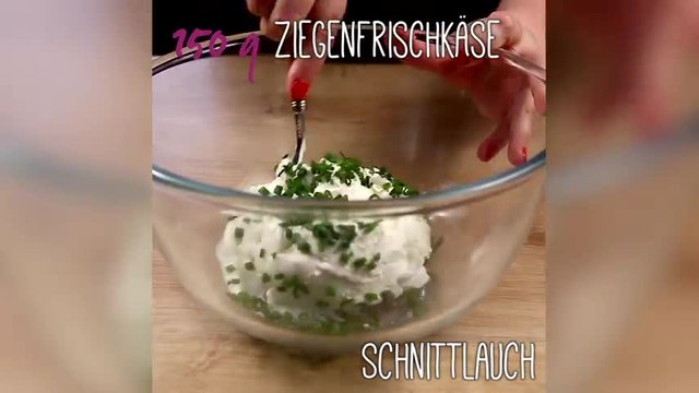 Kochidee: Tomaten-Ziegenkäse Röllchen als Vorspeise
