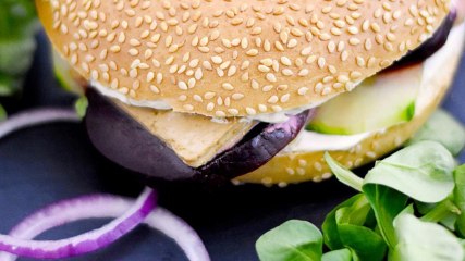 Bagel für Veggies! Rezeptidee für fleischlosen Bagel