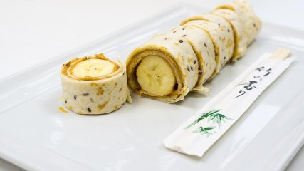 Bananen-Sushi schnell und einfach selbst gemacht