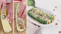 Ganz ohne Brot: Zucchini Hot Dogs selber machen!