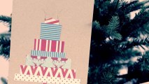 DIY Weihnachtskarte - schnell und einfach selbst gemacht!