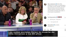 Las redes lloran a Mila Ximénez