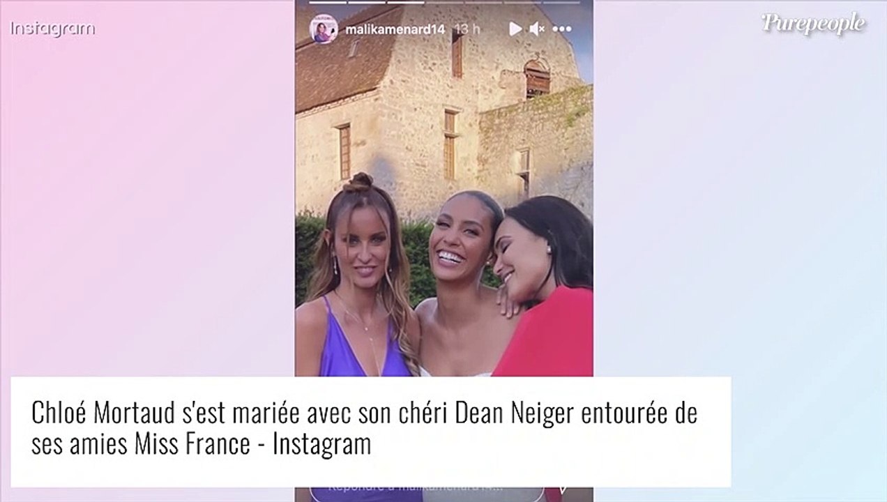 Chloé Mortaud divine mariée : photo de sa sublime robe hors de prix !