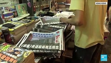 Hong Kong pro-democracy paper Apple Daily prints final run