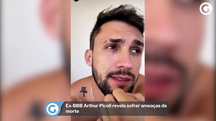 Ex-BBB Arthur Picoli revela sofrer ameaças de morte
