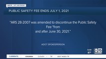 Public safety fee ends on July 1