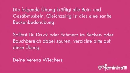 Schwangerschaftsgymnastik: Starkes Becken