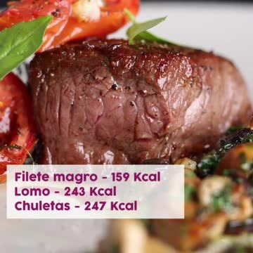 ¿Cuántas calorías tiene la carne