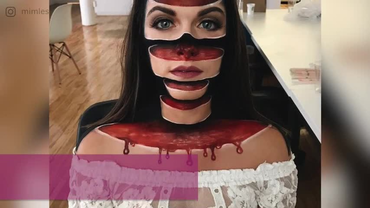 ¡Estas ilusiones ópticas con maquillaje son pur...