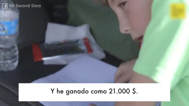 Esta empresa de reciclaje es un niño de 7 años