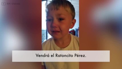 A este niño no le consuela ni el Ratoncito Pérez...
